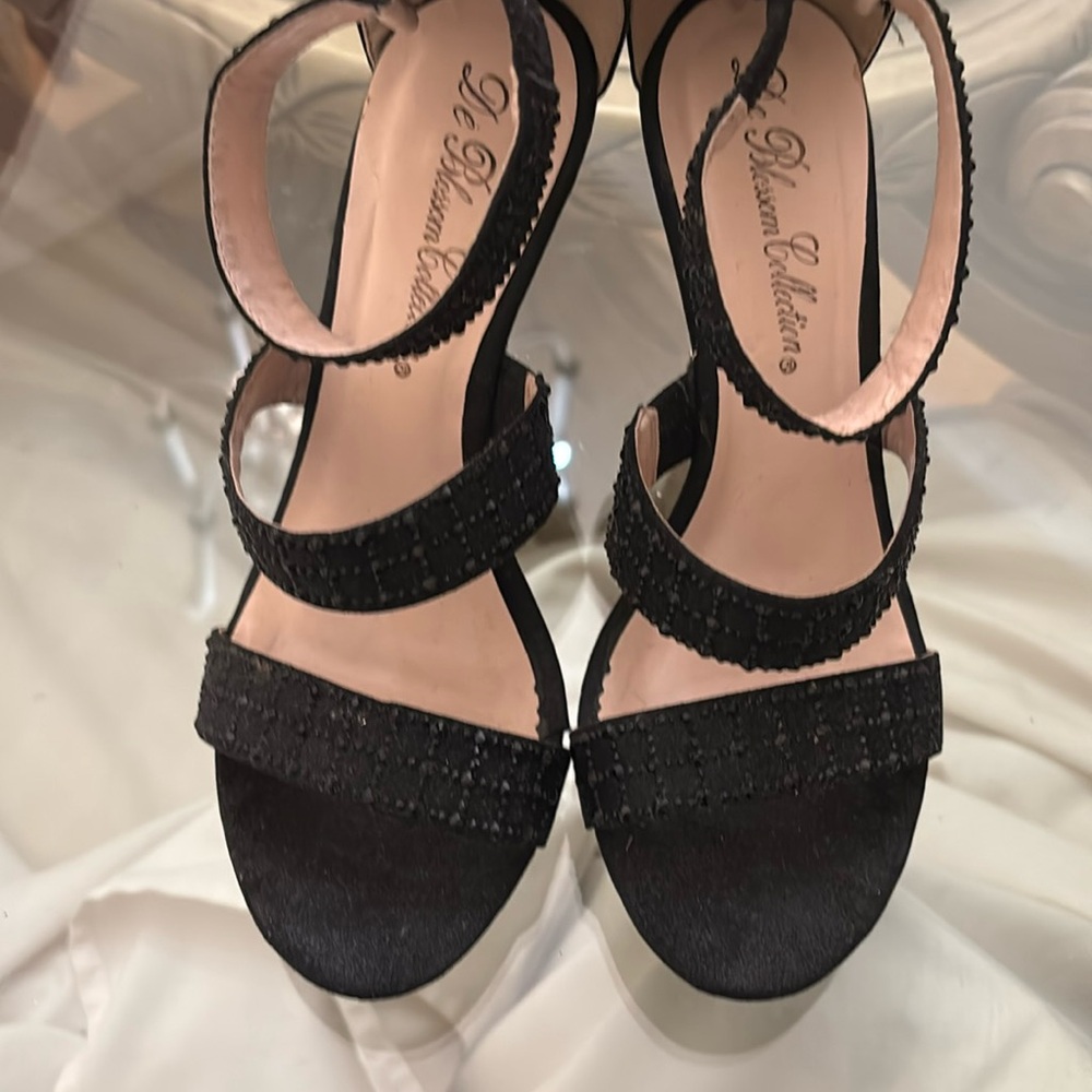 Party glittering blake high heel open toes